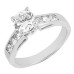 1.95 ct. TW Round Diamond Engagement Ring in 18 Kt White Gold