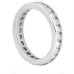 Ladies 3.00 CT Round Cut Diamond Eternity Wedding Band Ring White Gold 14 kt