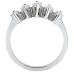 Ladies 1.50 ct. TW Five Stone Marquise Diamond Wedding Band in Platinum