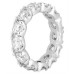 5.00 ct. Ladies Round Cut Diamond Eternity Wedding Band in 14 kt. White Gold