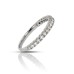 Ladies 0.65 ct Round Cut Diamond Wedding Band in18 kt White Gold