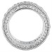 Ladies 4.00 ct Round Cut Diamond Eternity Band in 14 kt White Gold