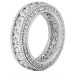 Ladies 4.00 ct Round Cut Diamond Eternity Band in Platinum