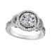 Ladies'  2.19 ct. TW Round Diamond Engagement Ring in 18K White Gold