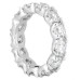 5.00 ct. Ladies Round Cut Diamond Eternity Wedding Band in 14 kt. White Gold