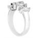 Ladies 1.50 ct. Five Stone Marquise Diamond Wedding Band in 18K