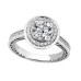 Ladies' 2.39 ct. TW Round Diamond Antique Like Engagement Ring in Platinum