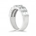 Diamond Club 2.20 ct. Wedding Band with Baguette & Round Diamonds in Bar Set