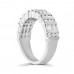 Diamond Club 1.56 ct. Wedding Anniversary Band with Round and Baguette Diamonds