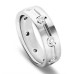 Men's 0.70 ct Round Cut Diamond Wedding Band in Platinum