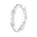 0.75 Ct. Round Diamond Alternating Design Eternity Wedding Band Ring in Platinum