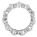 5.00 ct Ladies Round Cut Diamond Eternity Wedding Band-in 14 kt White Gold