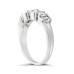 Diamond Club 1.16 ct. Wedding Band with Round & Baguette Stones in Gold Mounting