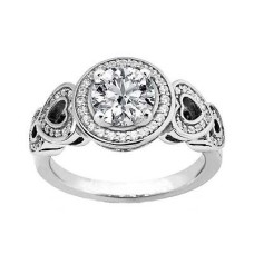 1.70 ct. TW Round Cut Diamond Engagement Ring in 18 Kt White Gold