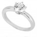 1.12 ct. TW Diamond Solitaire Bridal Set in 14 kt White Gold