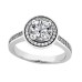 Lady's 1.85 ct. TW Round Cut Diamond Accented Engagement Ring
