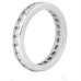 Ladies 3.00 CT Round Cut Diamond Eternity Wedding Band Ring in Platinum