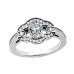 Ladies' 18 Kt White Gold 1.87 ct Oval Shaped Diamond Engagement Ring