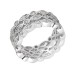 2.00 Ct. Triple Row Round Diamond Eternity Anniversary Wedding Band Ring