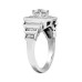 2.09 ct. Princess Diamond Engagement Ring in 14K Halo Setting