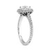 2.20 ct. TW Framed Princess Cut Diamond Engagement Ring