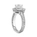 Ladies' 2.39 ct. TW Round Diamond Antique Like Engagement Ring in Platinum