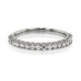 Ladies 0.65 ct Round Cut Diamond Wedding Band in18 kt White Gold