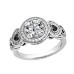 1.70 ct. TW Round Cut Diamond Engagement Ring in White Gold