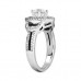 Ladies'  2.19 ct. TW Round Diamond Engagement Ring in Platinum