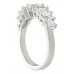 Ladies  1.50 CT Marquise Cut Diamond Wedding Band Ring in 14 kt White Gold