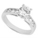 1.95 ct. TW Round Diamond Engagement Ring in 14 kt. White Gold
