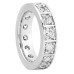 1.75 ct TW Ladies Round Cut Diamond Wedding Eternity Band in 18k White Gold