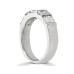 Diamond Club 1.04 ct. Wedding Band with Round and Straight Baguette Diamonds