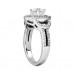 Ladies'  2.19 ct. TW Round Diamond Engagement Ring in Platinum
