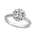 Ladies' 1.68 Ct Tw Round Cut Diamond Halo Engagement  Ring in Platinum